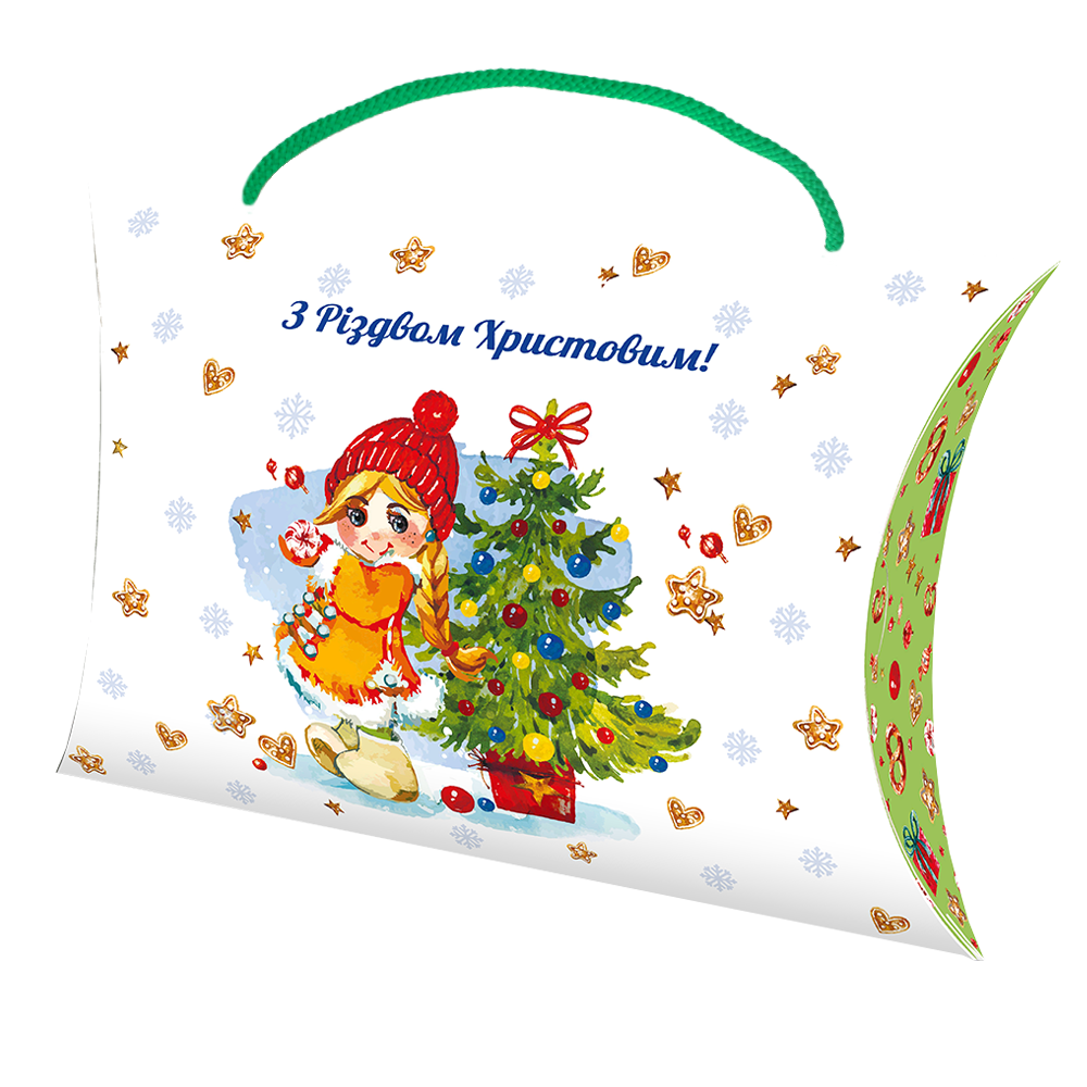 Картонна упаковка для цукерок, Цукерка середня Ретро, до 250г, від 1 ящика