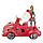 Керамічна фігурка з підсвіткою Санта на машині 18х21х11 см 1024ND, фото 2