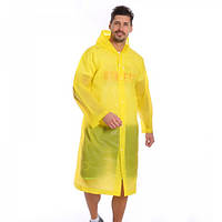 Чоловічий дощовик /плащ від дощу, колір - жовтий, Raincoat, плащ дощовий - з доставкою по Україні
