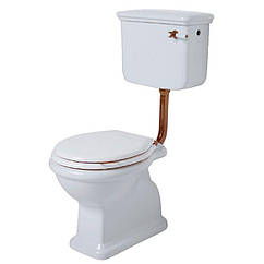 Бронзовий унітаз з середнім бачком Simas Lante LA02