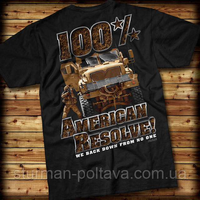 Футболка 7.62 Design ми не поступаємося 'American Resolve' розмір М (Land Version)