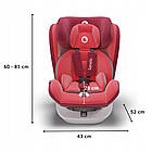 Автокресло Lionelo Bastiaan 0-36kg Red, фото 4