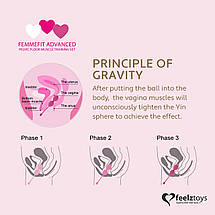 Набір вагінальних кульок FeelzToys - FemmeFit Advanced Pelvic Muscle Training Set So5067, фото 4