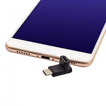 Кутовий перехідник адаптер USB Type-C — Type C, Alitek Type-1, фото 4