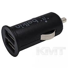 Belkin Car Charger Set (Micro) (2 USB)( 2.1 A) Black
