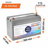 100 Акумулятор гелевий LPN-GL 12 V — 100 Ah GEL 100A·год 12 В, GEL, фото 3