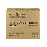 100 Акумулятор гелевий LPN-GL 12 V — 100 Ah GEL 100A·год 12 В, GEL, фото 8