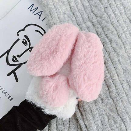 Чохол панель для Apple iPhone 12/12 Pro Alitek Зайчик White body-Pink ears, фото 1