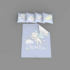 Набір сатинових панельок "Кіт-фея Dream big"