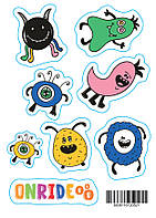Наклейка світловідбиваюча ONRIDE - Монстрики