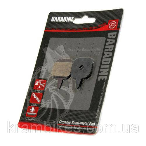 Колодки Disc Baradine - DS-08 organic semi-metal