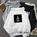 Худі з принтом "Гра в кальмара" тепла на флісі, фото 2