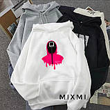 Худі жіноча з принтом "Гра в кальмара", фото 2