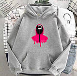 Худі жіноча з принтом "Гра в кальмара", фото 3