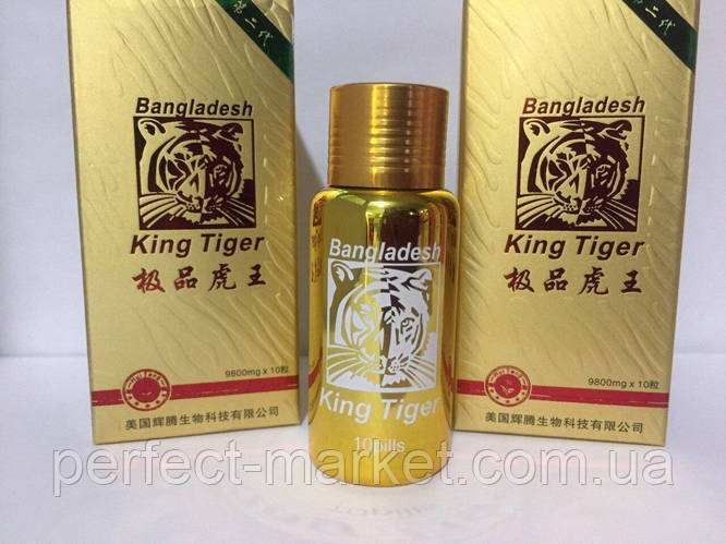 Купить Bangladesh King Tiger Королевский Тигр таблетки для потенции ...