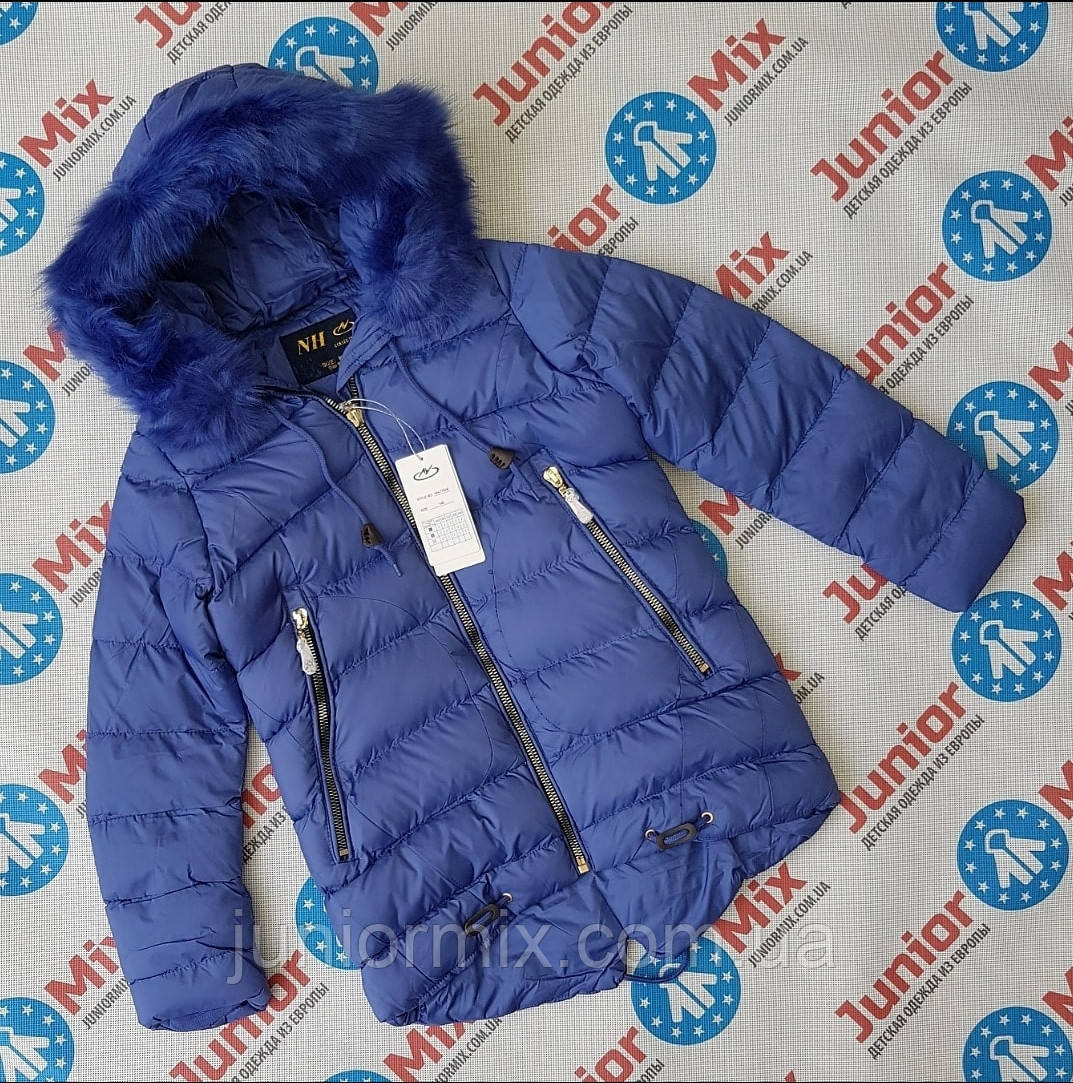 Підліткова зимова куртка для дівчаток оптом NM