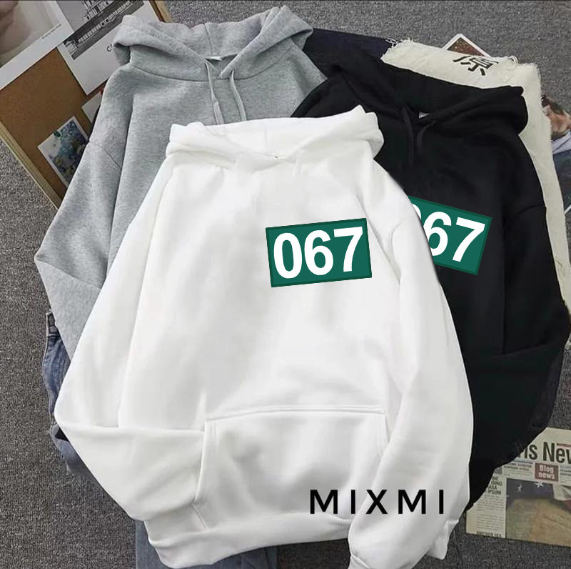 Худі жіноче з номером 067 "Гра в кальмара" Юн Хо-Йон (Кан Се Бек, №067), фото 1