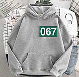 Худі жіноче з номером 067 "Гра в кальмара" Юн Хо-Йон (Кан Се Бек, №067), фото 2