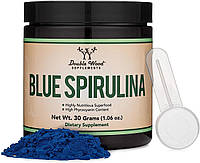 Double Wood Blue Spirulina / Голубая спирулина поддержка здоровья почек и мозга 30 г