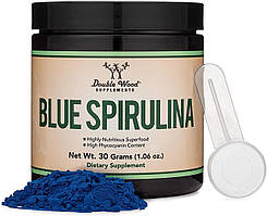 Double Wood Blue Spirulina / Блакитна спіруліна підтримка здоров'я нирок та мозку 30 г