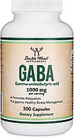 Double Wood GABA / ГАБА гамма-аминомасляная кислота 500 мг 300 капс