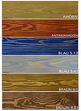 Лазур  Zobel Deco-tec 5426 UniCoat 3in1, колір BLAU 5.41 , 20л (Німеччина), фото 3