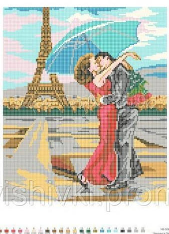 Схема вишивки бісером «Закохані в Парижі» (A3), фото 2