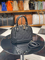 Модная женская чёрная сумка Louis Vuitton Луи Витон