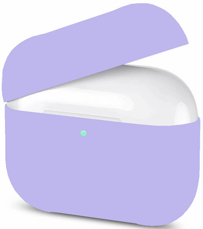 Чохол Silicone Case Slim для AirPods Pro Light (13) ліловий