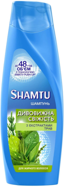 Шампунь Shamtu "Дивовижна свіжість" для жирного волосся (360мл.)