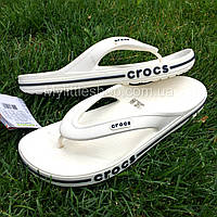 Тапочки Crocs Bayaband Flip 42 р 27-27.5 см Белые 205393-126-M9/W11 White
