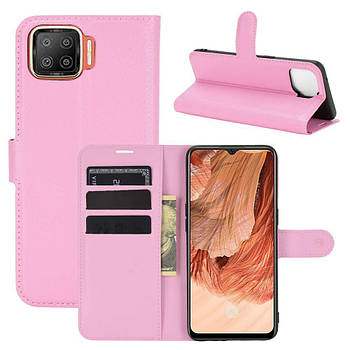 Чохол-книжка Litchie Wallet для Oppo A73 Pink