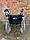 Широка інвалідна коляска Mesteca без підніжок ширина сидіння 48 см б/у без підніжок, фото 7