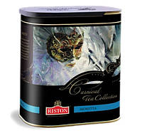 Черный крупнолистовой чай в подарочной упаковке Riston Moretta с черникой и грушей 125 грамм