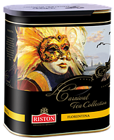 Черный крупнолистовой чай в подарочной упаковке Riston Florentina с цедрой апельсина 125 грамм