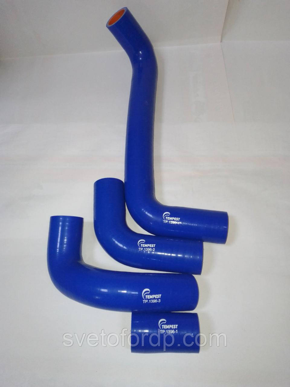 Патрубок радіатора 2101-2107 силікон комплект 4 штуки TEMPEST, фото 1