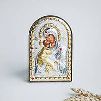 Икона Богородица Владимирская с позолотой арка