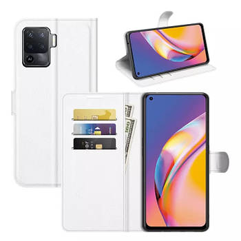 Чохол-книжка Litchie Wallet для Oppo Reno 5 Lite White