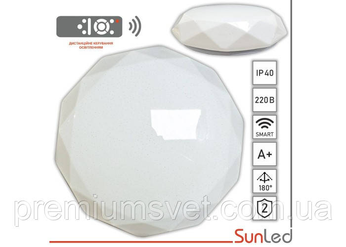 Світильник с/діод SL-D02-S-350-50 ромб зоряне небо 50W, фото 1
