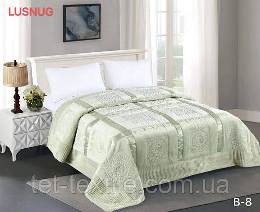 Покривало велюрове Lusnug, декоративне, стьобане, 220х240см., фото 1