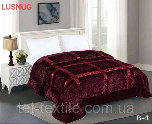 Покривало велюрове Lusnug, декоративне, стьобане, 220х240см., фото 1