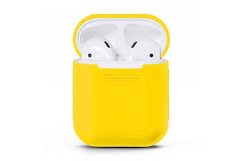 Чохол Silicone Case Soft для AirPods Yellow (07) жовтий