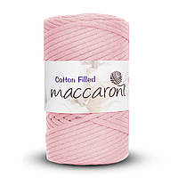 Хлопковый шнур Maccaroni Cotton Filled 5 mm Пудра