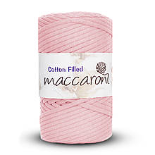 Бавовняний шнур Maccaroni Cotton Filled 5 mm Пудра
