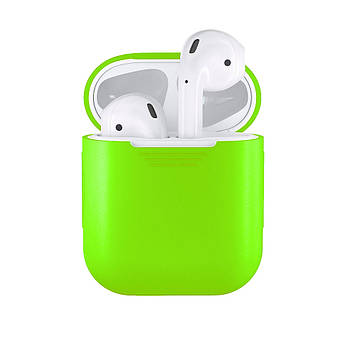 Чохол Silicone Case Soft для AirPods Green (16) зелений