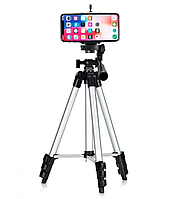 Универсальный штатив для фотоаппарата и телефона c уровнем Tripod TF-3110 с чехлом