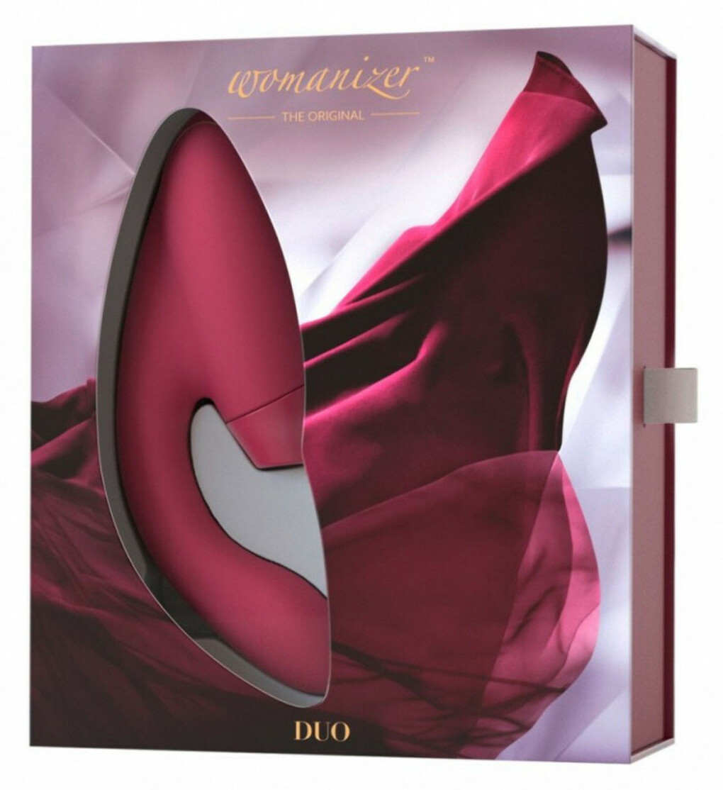 Інноваційний безконтактний стимулятор Womanizer Duo, Bordeaux