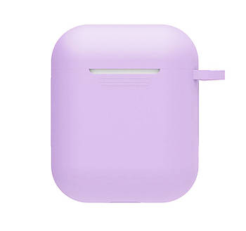Чохол Silicone Case Soft для AirPods Light Purple (30) ліловий