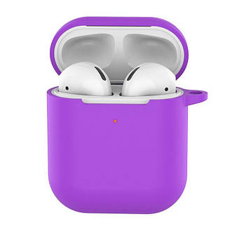 Чохол Silicone Case Soft для AirPods Grape (09) сливовий