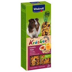 Ласощі для морських свинок Vitakraft «Kracker Original + Frucht & Flakes»